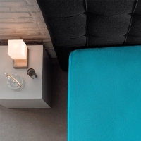 Hoeslaken 80/90/100x220 Jersey Turquoise