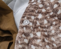 Dreamhouse dekbedovertrek 240x220 Signature Velvet Katoen Aria Bruin