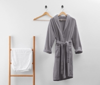 Soft Terry Badjas S/M antraciet