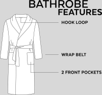 Soft Terry Badjas S/M antraciet