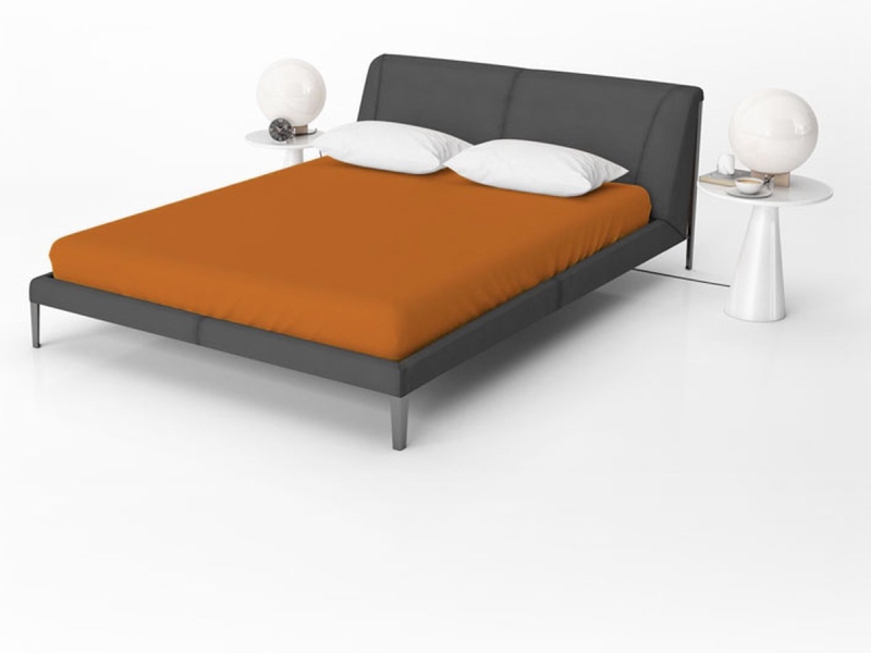 Hoeslaken Jersey 80/90/100x200 Cognac