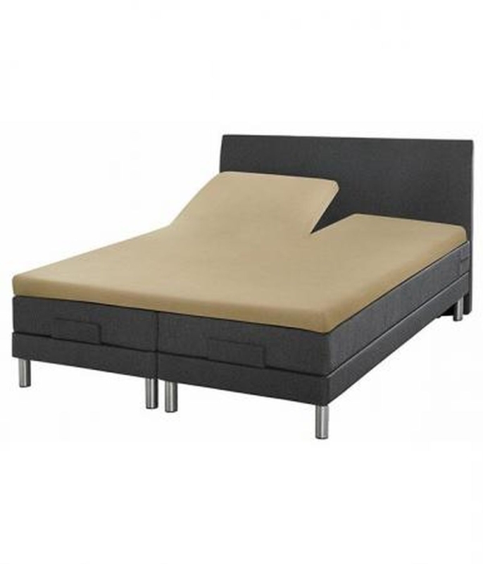 Splittopper 160x200 Jersey Taupe