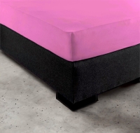 Aries Bedding hoeslaken katoen roze 90x200