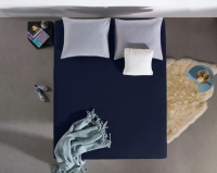 Premium Sheets Jersey Hoeslaken in Donker blauw 200x220
