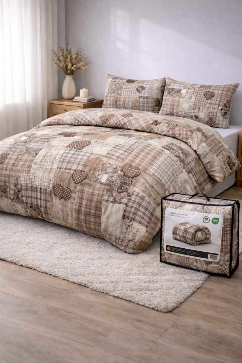 Beau Maison Lazy dekbed Beige-Taupe 200x200