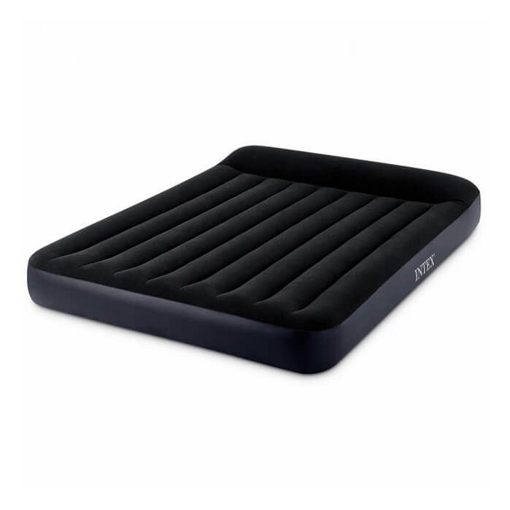 Intex 64144 Pillow Rest 2-Persoons Luchtbed 183x203x25 cm Zwart